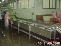 Sell asparagus/broccoli/grean pea cleaning machine