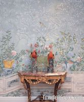 Sell hand-painted paper wallcoverings1