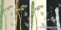 Sell Hand painted bamboo wallpaper silk wall coverings murals painting