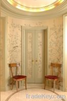 Sell Hand painted bamboo wallpaper silk wall coverings murals painting