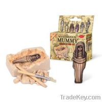 Mysterious Mummy dig kit, 6 assorted
