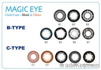 Black Circle Lens - Black & Choco