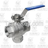 Vertical 3-Way Ball Valve