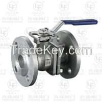 2PC Flanged Ball Valve with ISO Direct Mounting