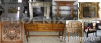 Sell Hand Carved Wooden Fireplace Mantel/Antique Furniture