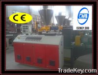 Sell conical double-screw plastic extruder