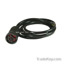 Cable, J1939 (9pin) to Open End, 6ft, 9 pins wired