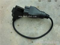 OBD 16P FEMALE TO RENAULT 12P J1962f to RENAULT 12P