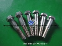 Sell stainless hex bolt/ASTM hex cap screw(DIN933/DIN931)