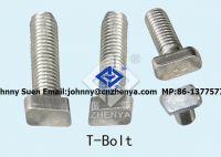 Sell stainless steel T head bolt (DIN7992/ASTM)