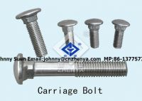 Sell stainless steel carriage bolt(DIN603 ASTM)