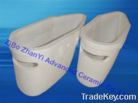 Sell aluminum titanate ceramic casting ladle for conveying liquid alum