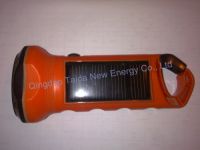 MIni portabl solar LED flashlight torch