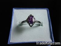 Sell Oval Cut Purple Amethyst Ring 4233
