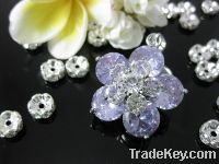Sell Flower Pale Violet Amethyst Necklace Pendant 3848