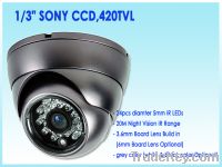Sell 420TVL Vandalproof IR Dome Camera DVI20-32 $17.30