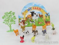 Sell mini plastic farm animal toys