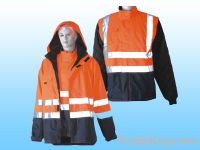 Sell flame retardant jacket with reflective tape