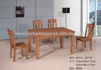 solid wood dining table for home