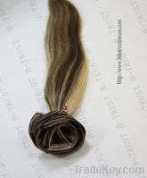 20inch straight  human remy clip hair extensions