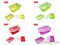 Sell New Silicone Collapsible Folding Lunch Box/container SF-0801