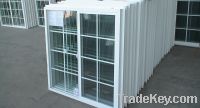 Sell pvc sliding window with grill design