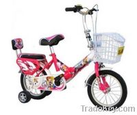 Sell red 14-inch children bicycles