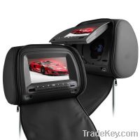 Sell 2x7inch headrest monitor DVD player VH72 with Zip cover