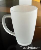 Sell White Frosty Glass Mug B