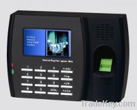 3inch TFT screen Fingerprint time attendance system with TCP/IP, USB