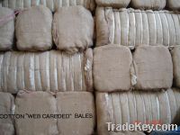 Sell Cotton Waste Web Carded, Comber Noil, Cotton Droppings & More