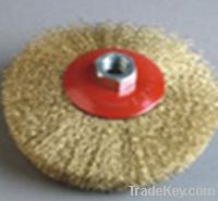 Crimped Wire Screw & Plate  Wheel Brushes