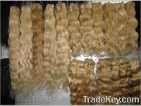 Sell 100% Cambodian Remy human hair, natural slightly waved