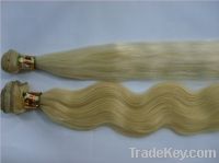 Sell remy cuticle tangle free Europe hair weave