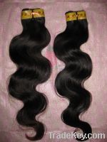 Sell remy cuticle tangle free natural human hair weave closure wigs