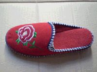 Sell craft slippers with flower