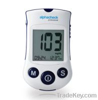 Alphacheck Professional Glucose meter (0.5ul, 5sec, no-coding)