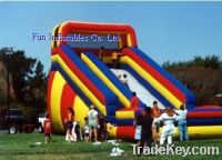 Sell different design inflatable dry slide