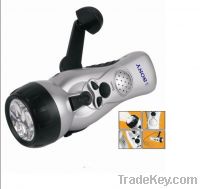 Sell LED Flashlight/torch with FM radio/Dynamo/charge/Alarm function