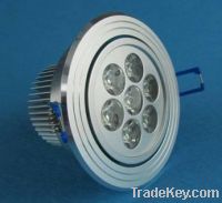 Sell 7 Watts (7x1W) high power LED ceiling lights with CE/ROHS