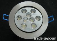 Sell 27 Watts (9x3W) High Power LED Ceiling Lights, LED downlights