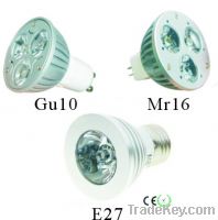 Sell 1W/3W/5W/7W GU10/E27/E14/MR16, LED Spotlight/downlights