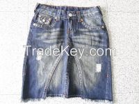 Ladies Blue Jean Skirts, Used Clothing