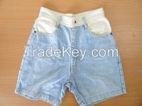 Adult's Blue Jean Short Pants, Used Clothing