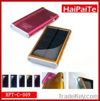 solar mobile charger with 2600high capacity battery