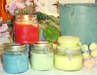 Soy candles, highly fragrant