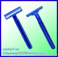 Sell D205 twin blade plastic handle razor