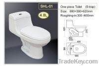 Sell ceramic one-piece toilet