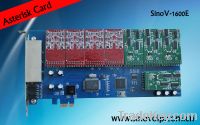 Best selling 16 ports analog 8 dual fxo/fxs pci card for telephony