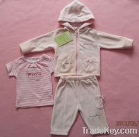 Sell 3pcs baby sets in spring